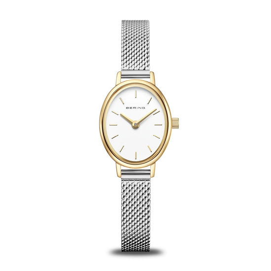 Two Tone Ladies Oval Bering Watch