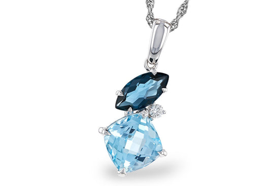 14K Blue Skies Necklace
