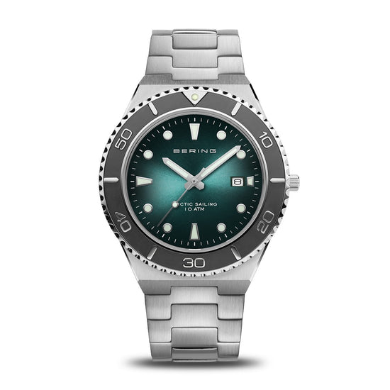 Bering Emerald Green Arctic Sailing Watch