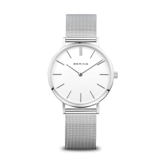 Classic Polished Silver Bering Watch