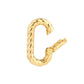 Golden Pearl Drop Lock Necklace