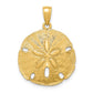 14K Gold Sand Dollar Necklace