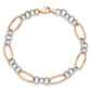 14k Rose Gold Chatham Link Bracelet
