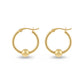 14K Gold Cape Cod Thin Hoops
