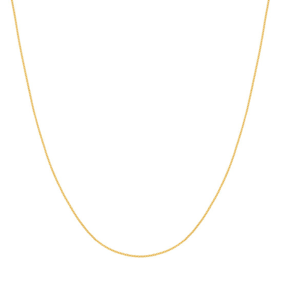 13-15" 1.20mm 14k Gold Cable Chain