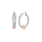 Rose Gold Cape Cod Classic Single Ball Hoops