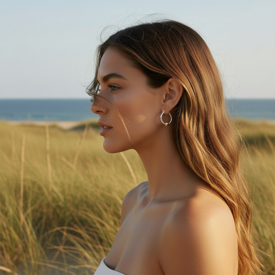 Two-Tone Cape Cod Classic Single Ball Hoops