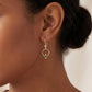 14k Emerald + Diamond Drop Earrings | By Meira T
