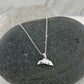 Sterling Silver Whale Tail Neckalce