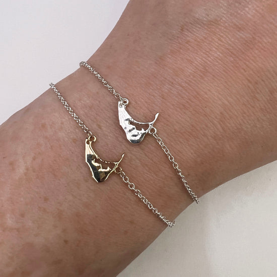 Capeology Nantucket Map Bracelet