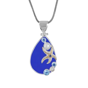Sea Life Sea Glass Necklace