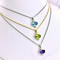 Peridot Gem Drop Necklace