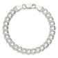 Sterling Silver Double Link Charm Bracelet