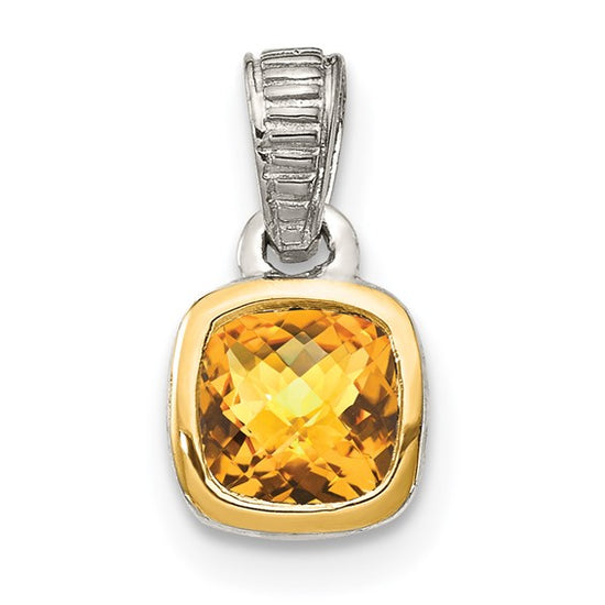 Two Tone Citrine Necklace