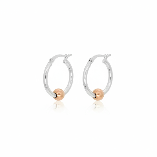 Rose Gold Cape Cod Thin Hoops
