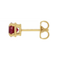 14k Ruby Stud Earrings