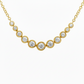 14K Gold Diamond Graduated Necklace