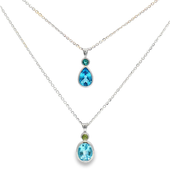 Seascape Gem Pendants