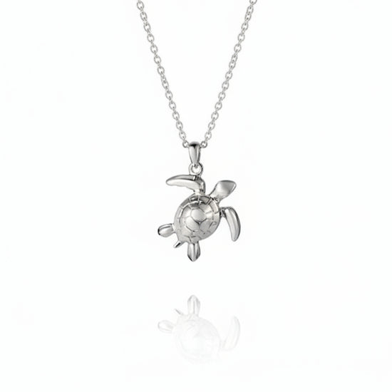 Sterling Silver Turtle Necklace