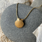14k Knobby Scallop Shell Necklace