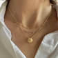 14K Knobby Scallop Shell Necklace