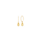 14K Citrine Mini Swoop Earring