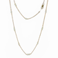 Petite Pearl Station Necklace