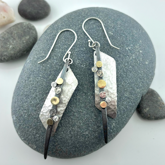 Sand Stories Mixed Metal Earrings