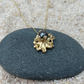 14K Octopus + Tahitian Pearl Necklace