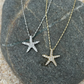 Diamond Starfish Necklace