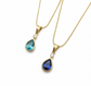 Blue Zircon Ocean Sparkle Necklace