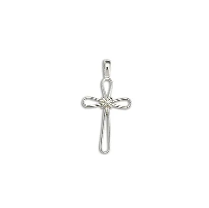 Sterling Silver Open Wrap Cross