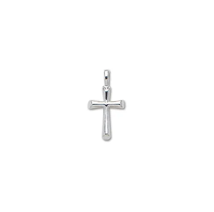 Simple Cross Rounded Sterling Silver Rounded Cross – Cape Cod Jewelers