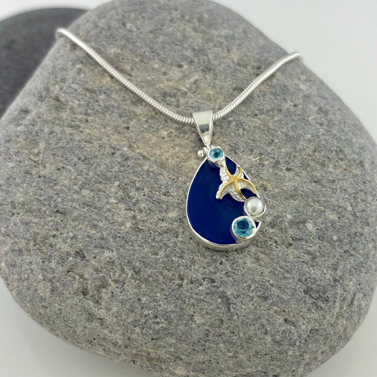 Sea Life Sea Glass Necklace