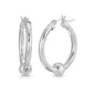 Sterling Silver Cape Cod Classic Single Ball Hoops