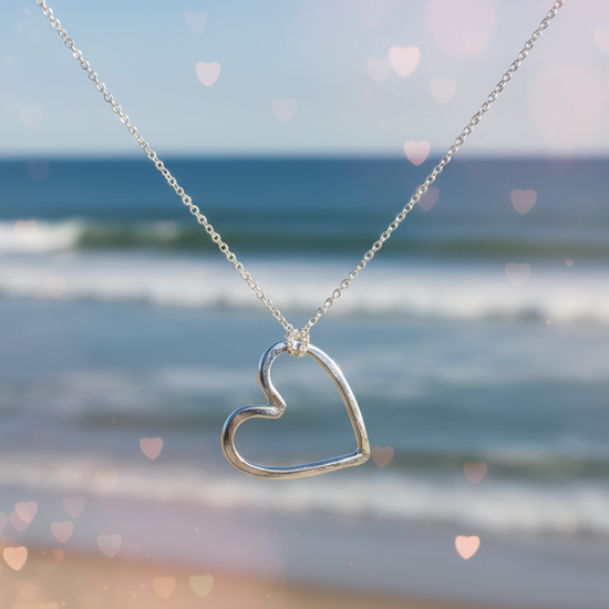 New! Cape Cod Heart Necklace