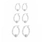 Sterling Silver Cape Cod Thin Hoops
