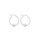 Sterling Silver Cape Cod Thin Hoops