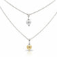 Cape Cod Single Ball Drop Wheat Chain Necklace