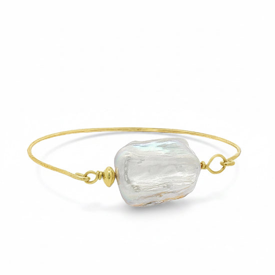 Square Pearl Gem Hook Bracelet