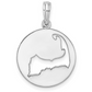 Cape Cod Cut-Out Disc Pendant