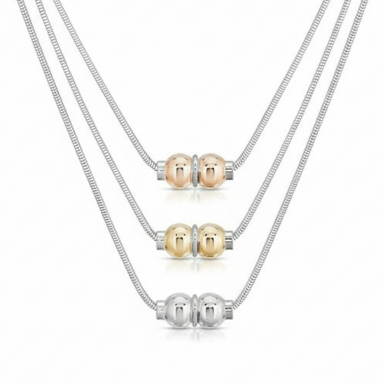 Cape Cod Double Ball Necklace