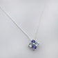 Sterling Silver Cape Cod Hydrangea Necklace