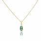 Teal Tourmaline Pendant