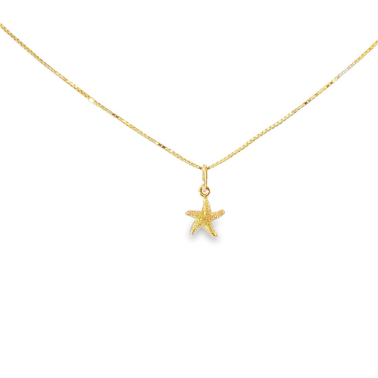 Petite 14K Starfish Pendant