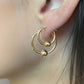 14K Gold Cape Cod Thin Hoops