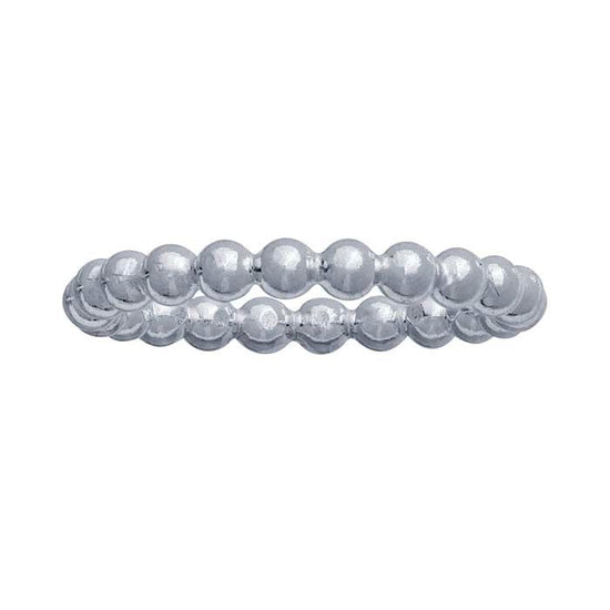 Sterling Silver Beaded Ring