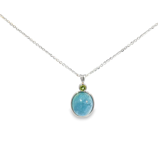 Cabochon  Seascape Necklace