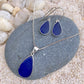 Sterling Silver Sea Glass Necklace