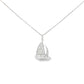 14k Gold + Diamond Sailboat Pendant